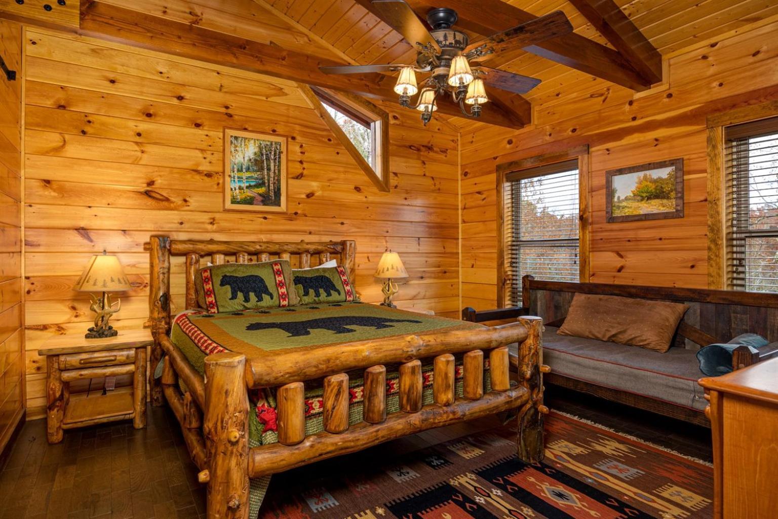 גטלינבורג Ridge View Lodge Nature And Mountain View - Hot Tub - Firepit - Yard - Games מראה חיצוני תמונה