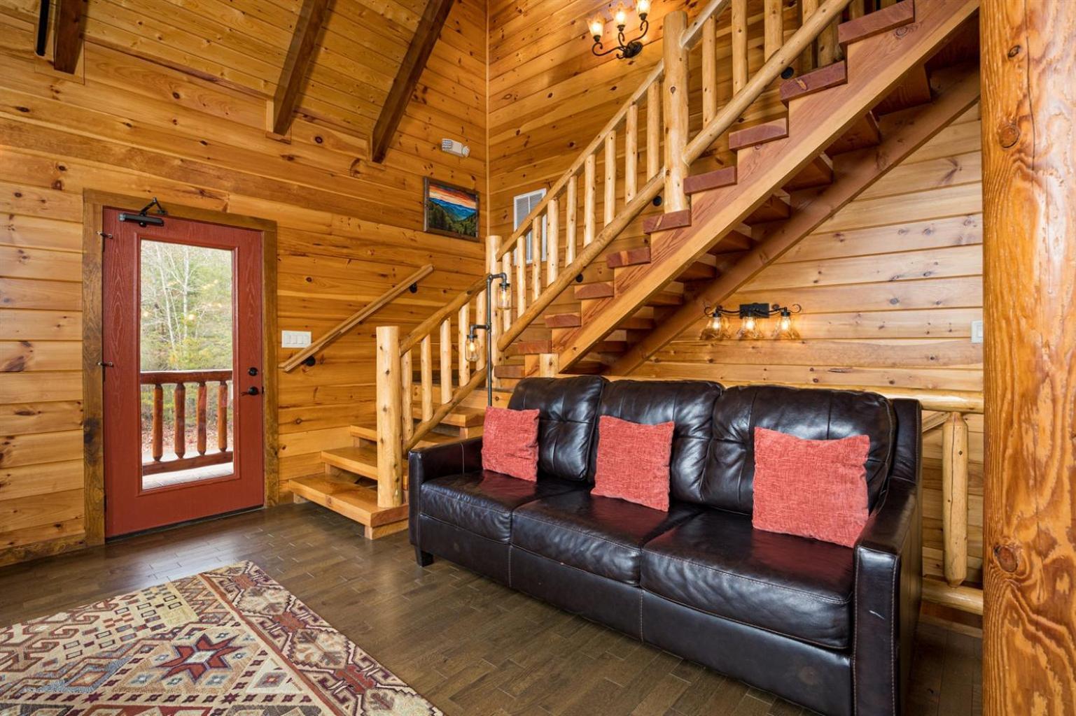 גטלינבורג Ridge View Lodge Nature And Mountain View - Hot Tub - Firepit - Yard - Games מראה חיצוני תמונה